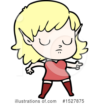 Royalty-Free (RF) Elf Clipart Illustration by lineartestpilot - Stock Sample #1527875