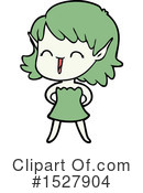 Elf Clipart #1527904 by lineartestpilot