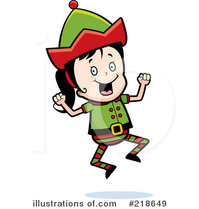 Royalty-Free (RF) Elf Clipart Illustration by Cory Thoman - Stock Sample #218649