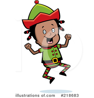 Royalty-Free (RF) Elf Clipart Illustration by Cory Thoman - Stock Sample #218683