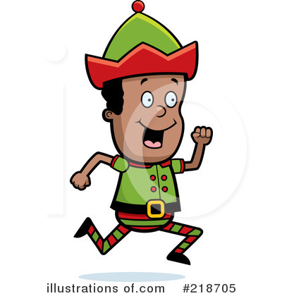 Royalty-Free (RF) Elf Clipart Illustration by Cory Thoman - Stock Sample #218705
