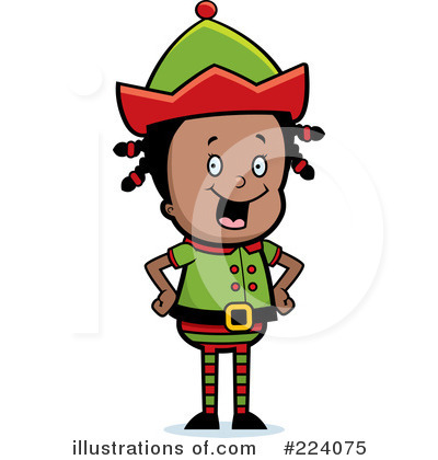 Royalty-Free (RF) Elf Clipart Illustration by Cory Thoman - Stock Sample #224075