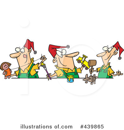 Royalty-Free (RF) Elf Clipart Illustration by toonaday - Stock Sample #439865