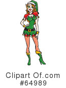 Elf Clipart #64989 by Dennis Holmes Designs