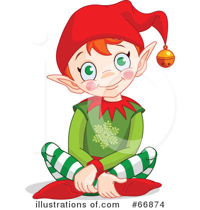 Christmas Elf Clipart #66874 by Pushkin