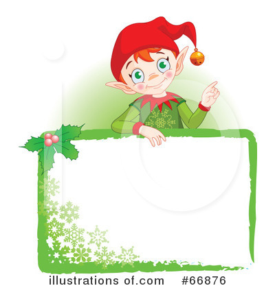 Royalty-Free (RF) Elf Clipart Illustration by Pushkin - Stock Sample #66876