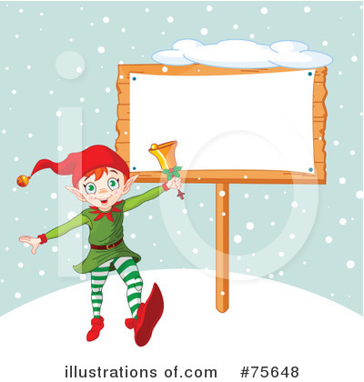 Royalty-Free (RF) Elf Clipart Illustration by Pushkin - Stock Sample #75648