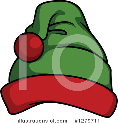 Elf Hat Clipart #1279711 by Vector Tradition SM