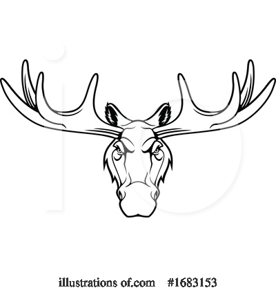 Royalty-Free (RF) Elk Clipart Illustration by Vector Tradition SM - Stock Sample #1683153