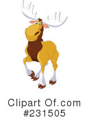 Elk Clipart #231505 by Pushkin