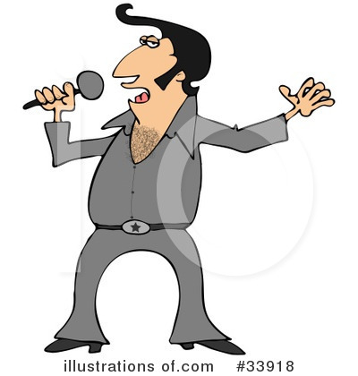 Royalty-Free (RF) Elvis Clipart Illustration by djart - Stock Sample #33918