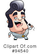 Elvis Impersonator Clipart #94540 by Cory Thoman