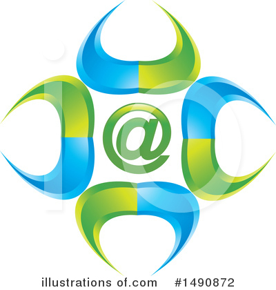 Royalty-Free (RF) Email Clipart Illustration by Lal Perera - Stock Sample #1490872