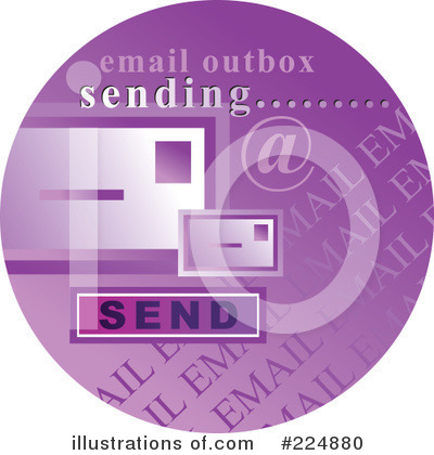 Royalty-Free (RF) Email Clipart Illustration by Prawny - Stock Sample #224880