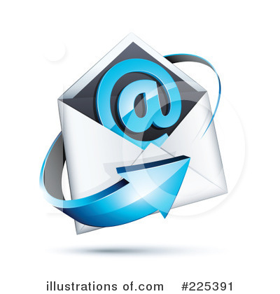 Royalty-Free (RF) Email Clipart Illustration by beboy - Stock Sample #225391