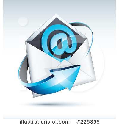 Royalty-Free (RF) Email Clipart Illustration by beboy - Stock Sample #225395