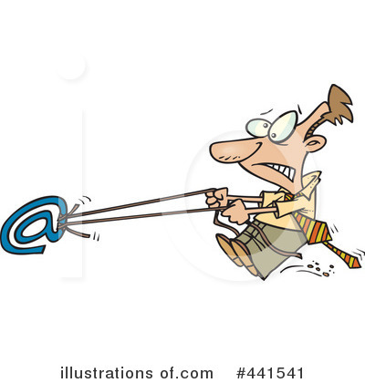 Royalty-Free (RF) Email Clipart Illustration by toonaday - Stock Sample #441541
