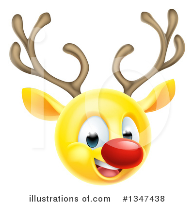 Rudolph Clipart #1347438 by AtStockIllustration