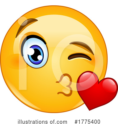 Blowing Kiss Clipart #1775400 by yayayoyo