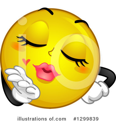 Blowing Kiss Clipart #1299839 by BNP Design Studio