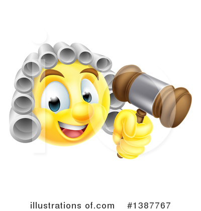 Judge Clipart #1387767 by AtStockIllustration