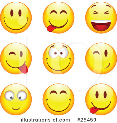 Royalty-Free (RF) Emoticons Clipart Illustration by beboy - Stock Sample #25459