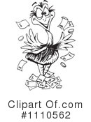 Emu Clipart #1110562 by Dennis Holmes Designs