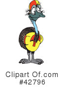 Emu Clipart #42796 by Dennis Holmes Designs
