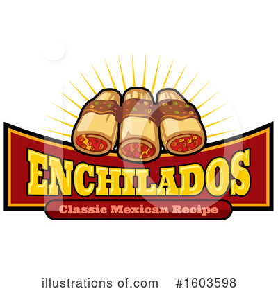 Royalty-Free (RF) Enchiladas Clipart Illustration by Vector Tradition SM - Stock Sample #1603598