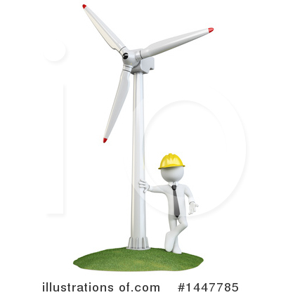 Wind Farm Clipart #1447785 by Texelart