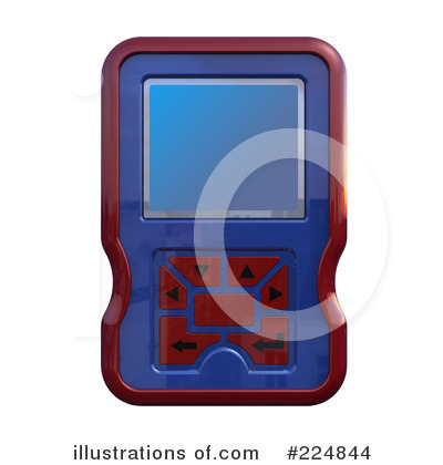 Royalty-Free (RF) Engine Analyzer Clipart Illustration by patrimonio - Stock Sample #224844