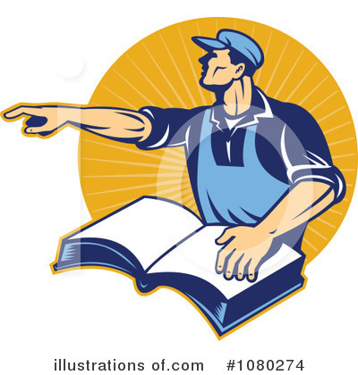 Royalty-Free (RF) Engineer Clipart Illustration by patrimonio - Stock Sample #1080274
