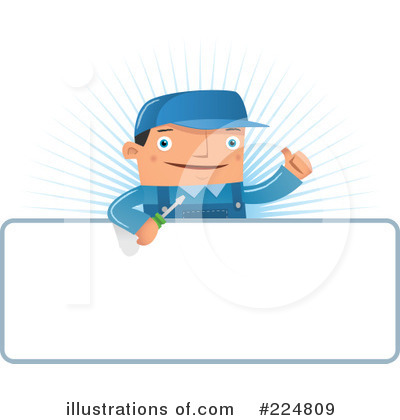 Royalty-Free (RF) Engineer Clipart Illustration by Qiun - Stock Sample #224809