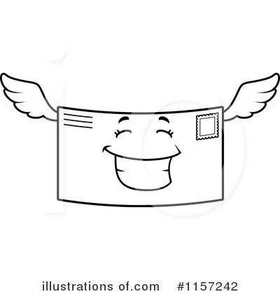Envelope Clipart #1157242 by Cory Thoman