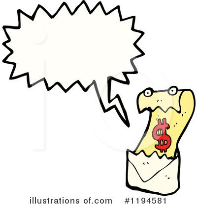 Royalty-Free (RF) Envelope Clipart Illustration by lineartestpilot - Stock Sample #1194581