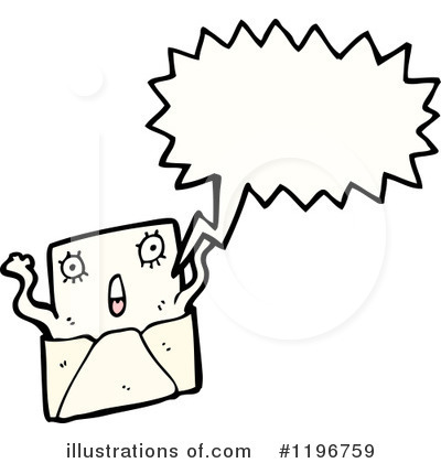 Royalty-Free (RF) Envelope Clipart Illustration by lineartestpilot - Stock Sample #1196759