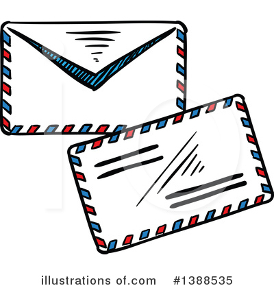 Envelope Clipart #1388535 by Vector Tradition SM