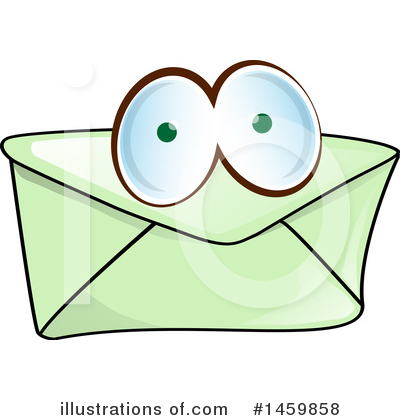Royalty-Free (RF) Envelope Clipart Illustration by Domenico Condello - Stock Sample #1459858