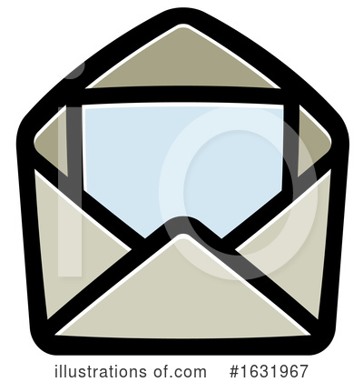 Envelope Clipart #1631967 by Lal Perera