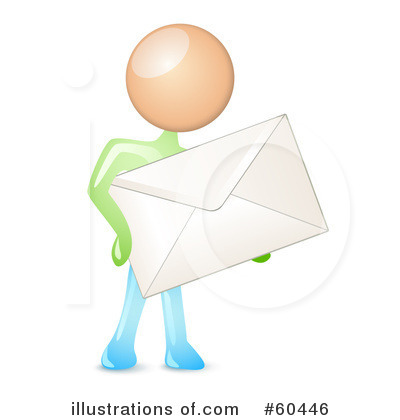 Royalty-Free (RF) Envelope Clipart Illustration by Oligo - Stock Sample #60446