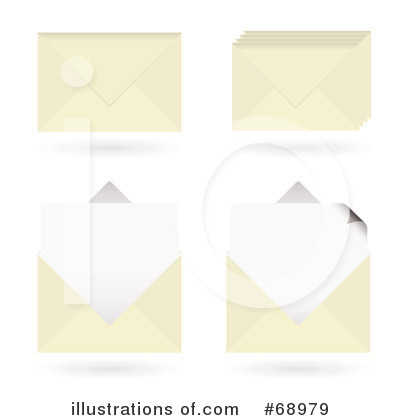 Royalty-Free (RF) Envelope Clipart Illustration by michaeltravers - Stock Sample #68979