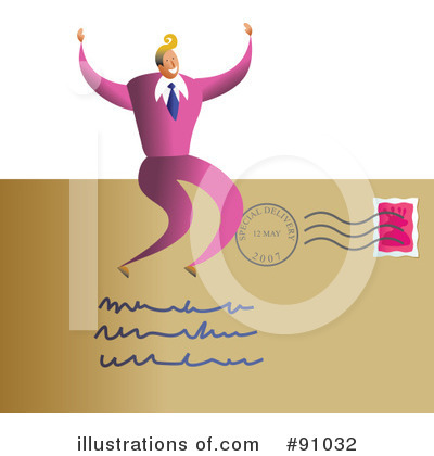 Royalty-Free (RF) Envelope Clipart Illustration by Prawny - Stock Sample #91032