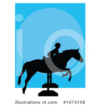 Royalty-Free (RF) Equestrian Clipart Illustration by Maria Bell - Stock Sample #1073158