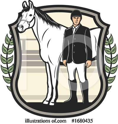 Royalty-Free (RF) Equestrian Clipart Illustration by Vector Tradition SM - Stock Sample #1680435
