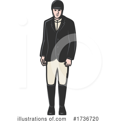 Royalty-Free (RF) Equestrian Clipart Illustration by Vector Tradition SM - Stock Sample #1736720