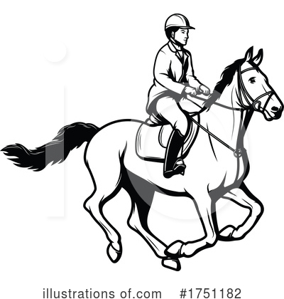 Royalty-Free (RF) Equestrian Clipart Illustration by Vector Tradition SM - Stock Sample #1751182