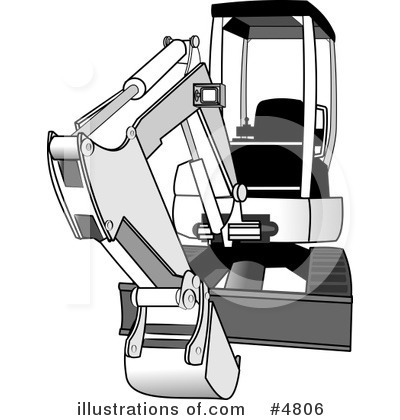 Excavator Clipart #4806 by djart