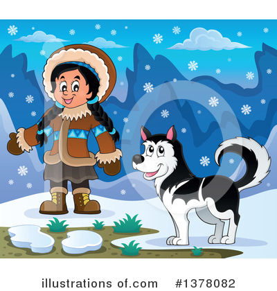 Eskimo Clipart #1378082 by visekart