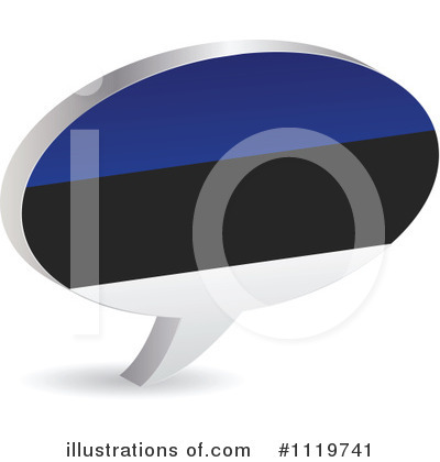 Estonian Flag Clipart #1119741 by Andrei Marincas
