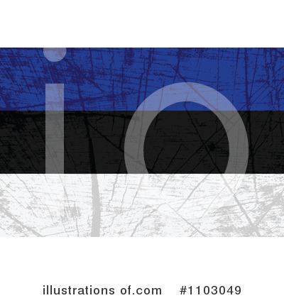 Estonian Flag Clipart #1103049 by Andrei Marincas